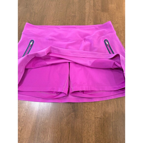 Nike Golf Dri-FIT Tour Performance Pink Skort Large L Pockets Stretch Lined - Picture 6 of 11